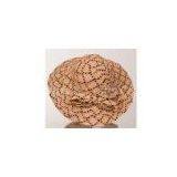 Mix Color Raffia Sun Hats / Raffia Braid Hat With Black Pink Bowknot For Decoration thumbnail-1