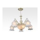 White European Bedroom Decorative Modern Chandelier Lighting Baroco Style with Zinc and Glass