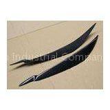 Black Carbon Weave Car Eyebrows for BMW X6 E71 2007 - 2013 Thin and Elastic
