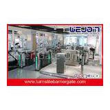 900mm Width Electronic Flap Barrier Gate  /  Pedestrian Automatic Systems Turnstiles