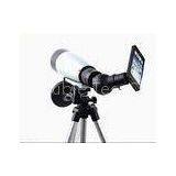 Silver 45X Smartphone Viewing Tripod Spotting Scope Phone Mount