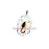 Real Insect Clear Resin Pendant Jewelry,lucite Jewelry thumbnail-3
