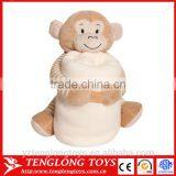 EN71 Approval Plush Inflatable Decorative Round Shape Throw Pillow thumbnail-4