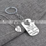 Fashion DIY Keychain and Necklace Heart Gift New Mommy Daddy Mother Father's Day thumbnail-4
