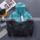 2016 Reflective Drawstring Waist Plaid Hooded Jacket thumbnail-2