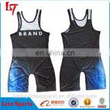 custom design mens wrestling singlet sublimation tight suits