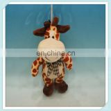 Giraffe Plush Toys with Tie/ Animal toys