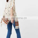 Fashion Hot Style Fringes Printed Tassels Caftan Ladies Kimono thumbnail-3