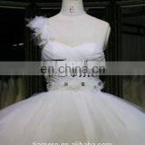 1A873 One Shoulder Ruche Sleeveless Ball Gown Evening Dress New Design 2016 thumbnail-4