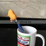 toothbrush holder with cover,suction cup silicone toothbrush holder with wholesale custom design logo and color