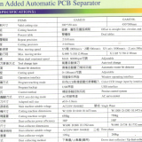 Vision Added Automatic PCB Separator GAM 330/330L/330AT thumbnail-2