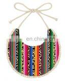 Newborn Soft Minky Bibs Infant Round Shape Droob Bibs thumbnail-4