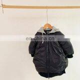 3423 Baby Clothes Girls Windproof White Duck Hooded Down Coat thumbnail-6