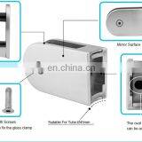 Wholesale Shower Door Balustrades 304 Zinc Alloy Stainless Steel Glass Clamp Post Clip thumbnail-6