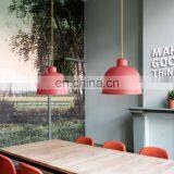 Nordic Style Colourful Hanging Lamp Modern Chandelier Pendant Light for Resturuant Office Bar Living Room thumbnail-4