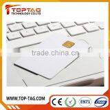PVC White Blank Smart Contact ic Card thumbnail-4