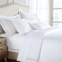 High Quality White 100% Combed Cotton Home Hotel Bedding Set thumbnail-2