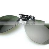 High Qulality Yellow Night Vision Mirrored Women Men Clip on Driver PC Sunglasses thumbnail-5