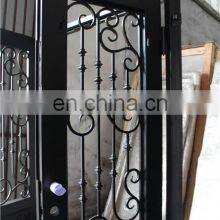 Wholesale Mexican & India Iron Doors With Double Glass thumbnail-5