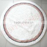 Round White Bath Mat Wholesale Cotton Bath Mats