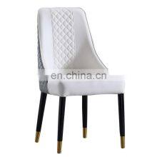2021 Oem Home Furniture Modern Luxury Ergonomic Wood Solid Leather Restaurant Hotel Dinning Room Chair Wooden Dining Chairs thumbnail-3