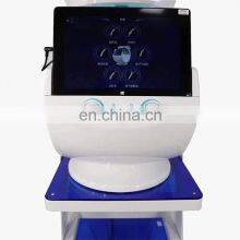 2022 Portable Ice Blue Ultrasonic RF Aqua Skin Care Dermabrasion Oxygen Facial Machine With Skin Analysis System thumbnail-2