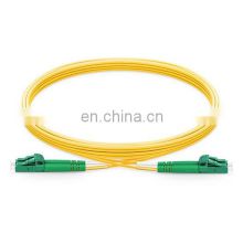 LC APC to LC APC Duplex 2.0mm PVC (OFNR) 9125 Single Mode Fiber Patch cord Cable