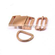 High Quality Metal Accessories D Rings Adjustable Slide Quick Release Buckles Swivel Dog Hooks for Dog Collar thumbnail-5