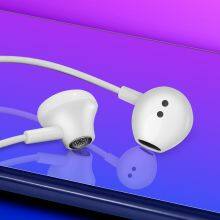 White Lighting Earbuds 2020 Original Headphones Earphones for Iphone Apple With C100 Chip thumbnail-3