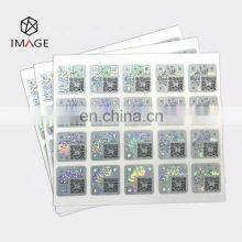 Customized 3d Hologram QR Code Anti Counterfeit Security Label for Product Authentication thumbnail-5