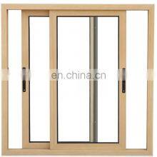 High Quality Frame Profile Aluminum Alloy Three Track Modern House Black Double Glass Sliding Window thumbnail-2