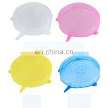 Wholesale Home and Kitchen 6 Pack Reusable Flexible Silicone Stretch Lids thumbnail-2