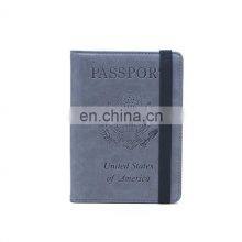Travel Wallet Rfid Blocking Pu Leather Passport Holder