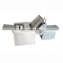 A4 Size Two Plates Folder Friction Feed Paper Folding Machine thumbnail-2