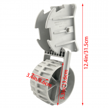 ISURE MARINE Boat Teak Decking Launching Wheels Dinghy Foldable Launch Wheels Dinghy Wheelers thumbnail-3