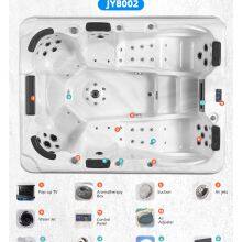 Wholesale Prices 6 Person Massage Acrylic Swim Spa Tubs Outdoor Whirlpool Hot Tub thumbnail-3