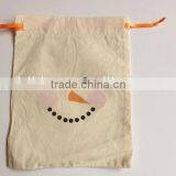 Gift Bags/Candy Bags Blue Snowflake Velvet Wrapping Bag/printed Present Pouch for Gift Packing thumbnail-4