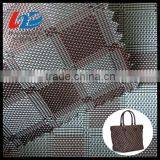 1680D Polyester Yarn Dyed Plaid Fabric With PU/PVC Coating For Bags/Luggages/Shoes/Tent Using