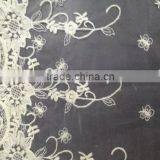Lace Accessory Organdy Embroidery Full Lace Cotton Lace Fabric thumbnail-3