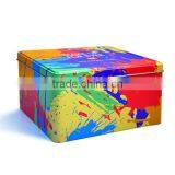 Beautiful Rectangular Metal Tin Box,cosmetic Metal Box,colorful Tin Can thumbnail-3