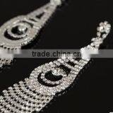 Wholesale Fashion Rhinestone Bridal Earrings With Tassels Stud Earring thumbnail-3