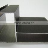 Customized black anodized extruded aluminium led lighting profile (aluminium profile for led, led aluminum profile)