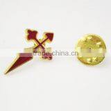 Camino de Santiago St James Crusader Cross Pilgrim Lapel Pin thumbnail-2