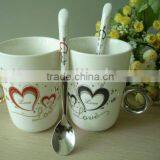 Valentine's Day Gift Ceramic Diamond Ring Mug With Spoon Set thumbnail-1
