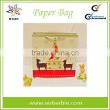 Customized Recyclable Christmas Gift Paper Bag With Logo Printed thumbnail-2