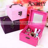 C04 ANPHY Cube Jewelry Box Small With Mirror Jewelry Finding Box Assorted thumbnail-1