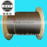 6x19 fiber core / 7x19 stainless steel wire rope manufacturer