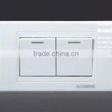 YB-118 Two Gang One Way/two Way Wall Switch