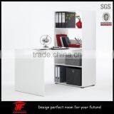 Modern Home Office Furniture Computer Table With Book Shelf Supplier's Choice thumbnail-1