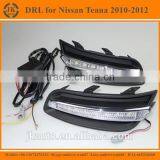 Best Selling LED DRL Fog Light for Nissan Teana Excellent Quality LED Daylight for Nissan Teana 2010-2012